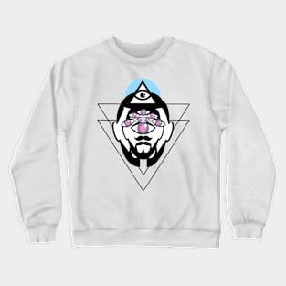 Weird Man With Many Eyes Crewneck Sweatshirt